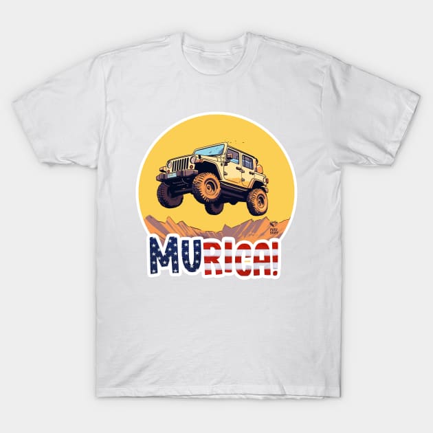 MURICA - Jeep life i T-Shirt by mutu.stuff